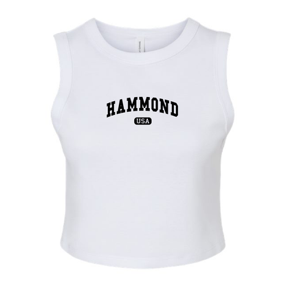 Hammond, USA Fitted Crop Tank